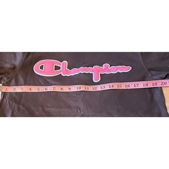 Vintage Black Single Stitch Champion T-Shirt Med - Picture 4 of 11